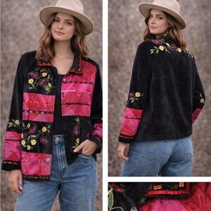 Draper & Damon’s embroidered woman’s jacket xl